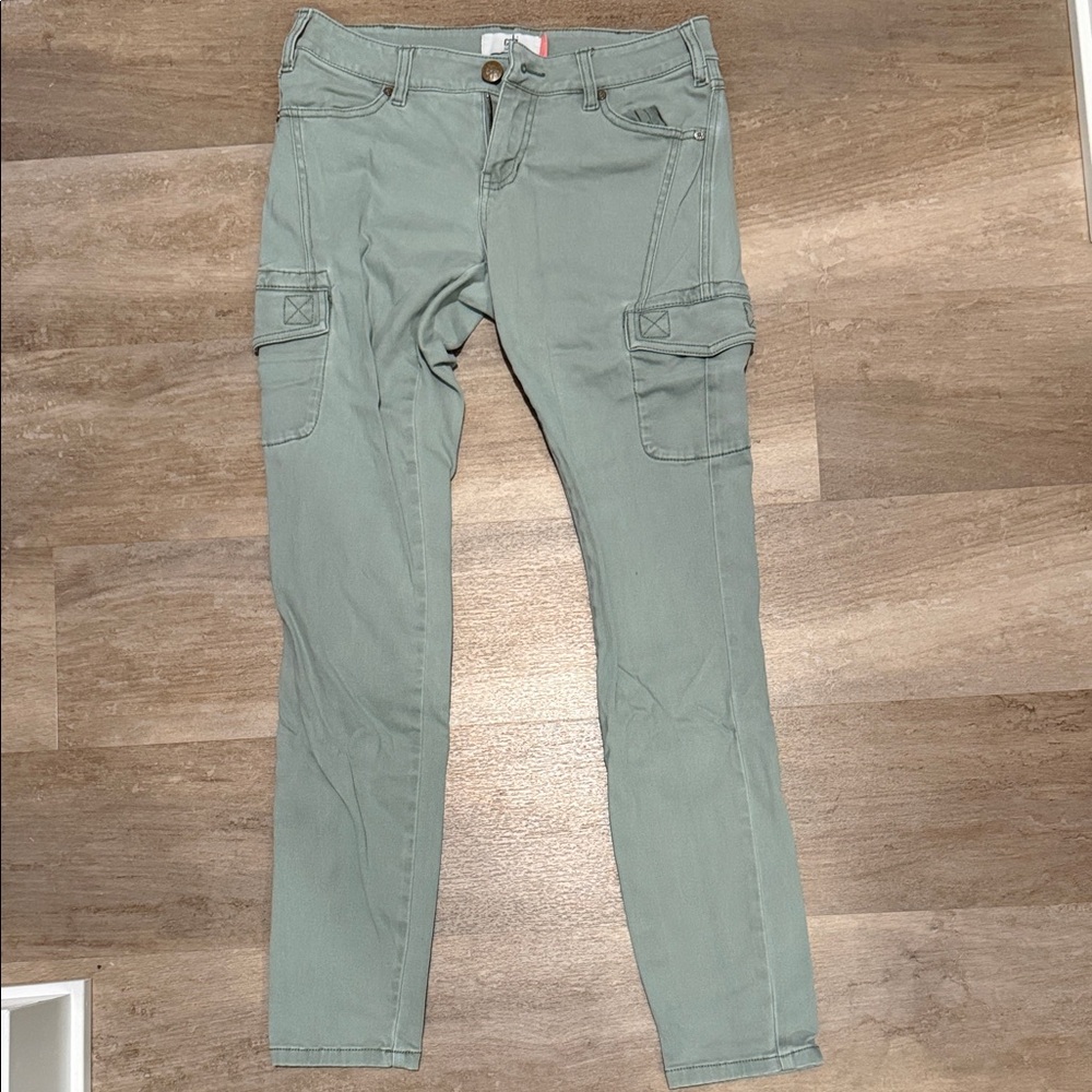 CAbi Women's Skinny Jeans in Light green